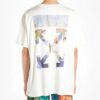 c/o virgil abloh men’ s colored arrows short sleeve oversize tee