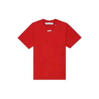 Painting Arrow Printing Short Sleeve Red
