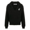 Painting Arrow Zipper Long Classic Black