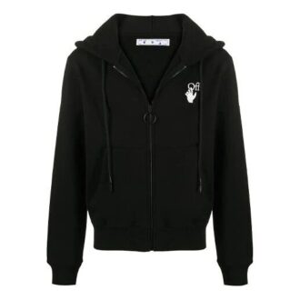 Painting Arrow Zipper Long Classic Black