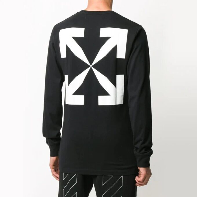 Painting Printing Long Sleeves Black
