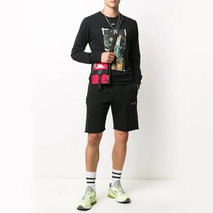 Painting Printing Long Sleeves Black