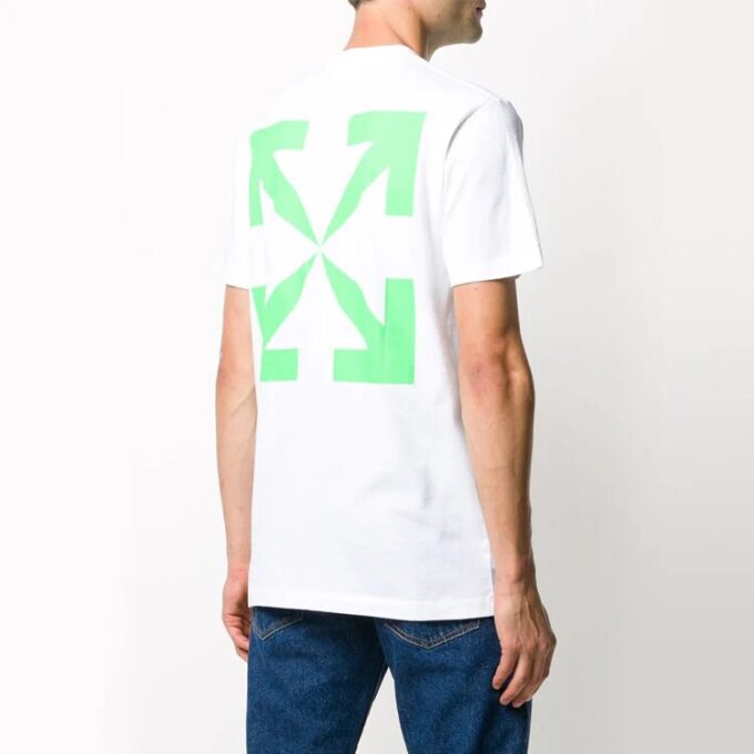 Painting Printing Short Sleeve White
