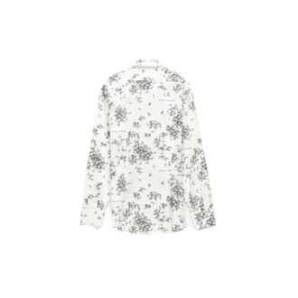 Paperclip Print Long Sleeve Shirt