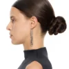 Paperclip Strass Earrings