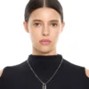 Paperclip Strass Necklace