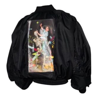Pascal Applique Pilot Jacket Men’ s Black