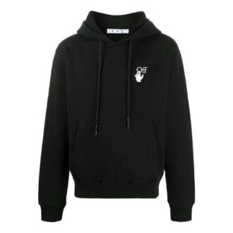 Pascal Arrows Hooded Pullover Men Black