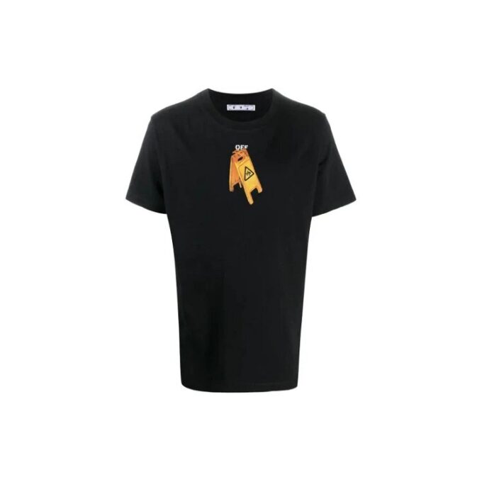 Pascal Skeleton Printing Short Sleeve Black