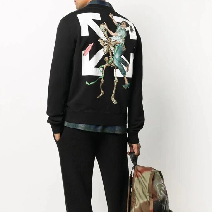 Pascal Skeleton Slim-Fit Sweatshirt