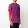 Pattern Printing Arrow Long Sleeves Version Purple
