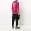 Pattern Printing Arrow Long Sleeves Version Purple