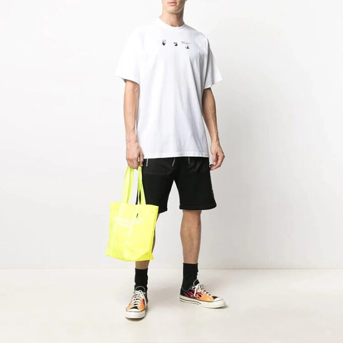 Peace Worldwide Over Tee “White/Green”