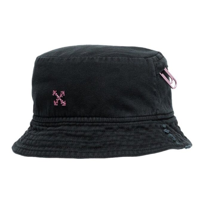 Pink Arrow Fisherman’ s hat Black