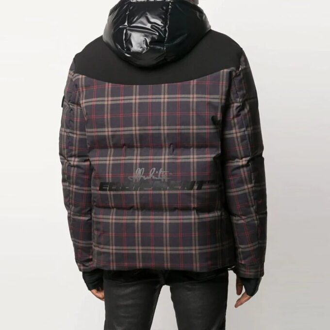 Plaid Jacket Slim Fit Version Navy Blue