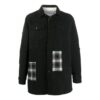 Plaid Pockets Buttoned Oversized Shirt