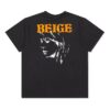 Portrait S/S OVER TEE Printing Pattern Short Sleeve Loose Version Black T-Shirt Unisex