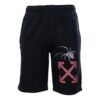 Printing Casual Shorts Ordinary Version Black