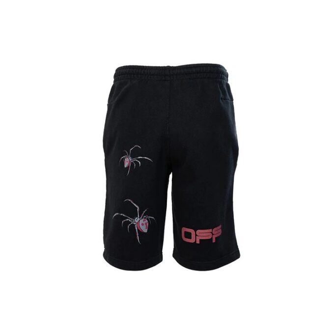 Printing Casual Shorts Ordinary Version Black