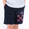 Printing Casual Shorts Ordinary Version Black