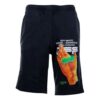 Printing Casual Shorts Version Black