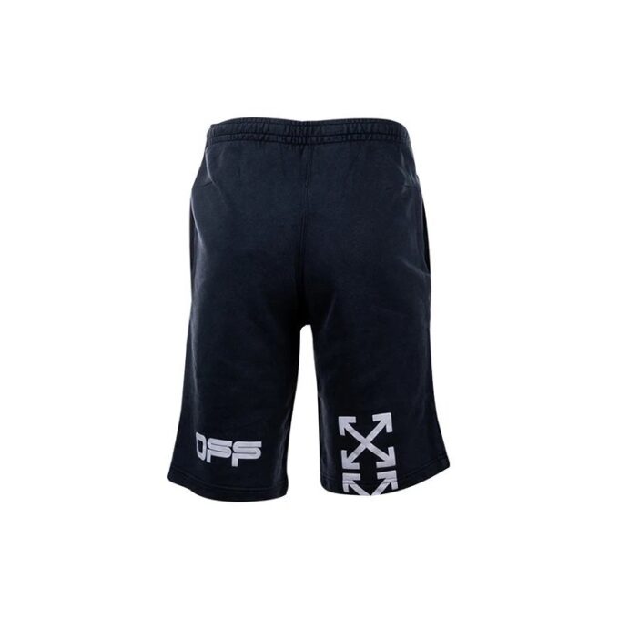 Printing Casual Shorts Version Black