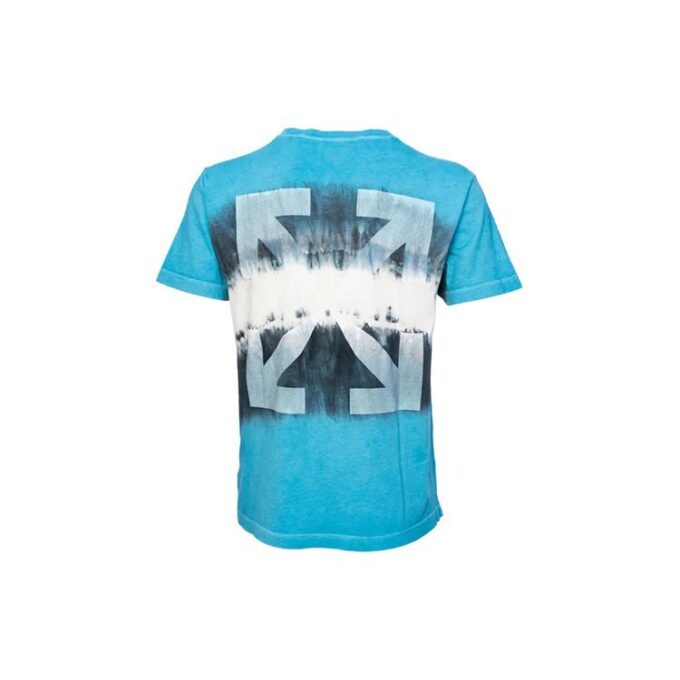 Printing Cotton Short Sleeve Ordinary Version Sky Blue