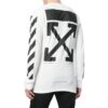 Printing Mona Lisa Long Sleeves Loose Fit Unisex White T-Shirt