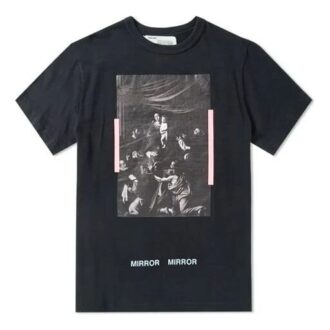 Printing Pattern Short Sleeve Black
