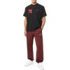 Printing Pattern Sports Pants “Red”