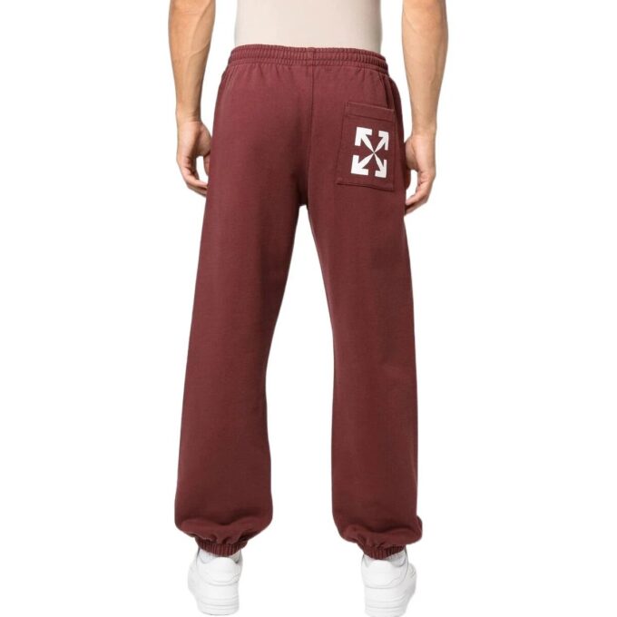 Printing Pattern Sports Pants “Red”