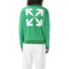 Printing Pattern Zipper Jacket Green
