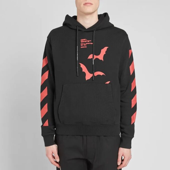 Printing Pullover Loose Fit Unisex Black