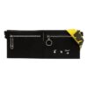 Printing Series Industrial Style Zipper Messenger Bag Fanny Pack Black