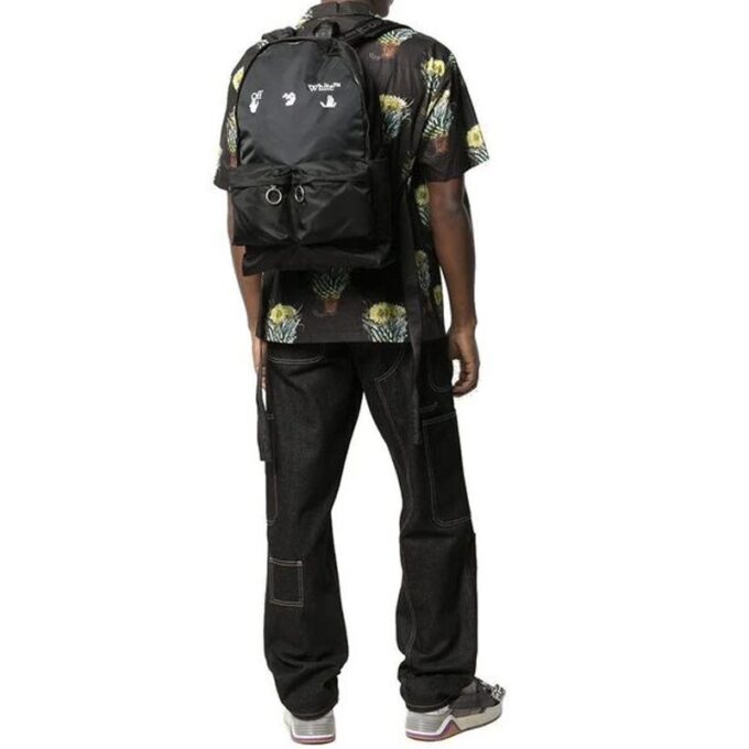 Printing Series Multiple Pockets Backpack schoolbag