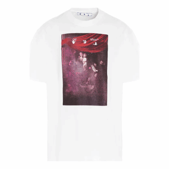 Printing Solid Color Short Sleeve White