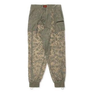Printing Sweatpants Men Green
