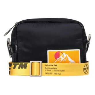 Puffy Crossbody Bag Shoulder Messenger Bag Black