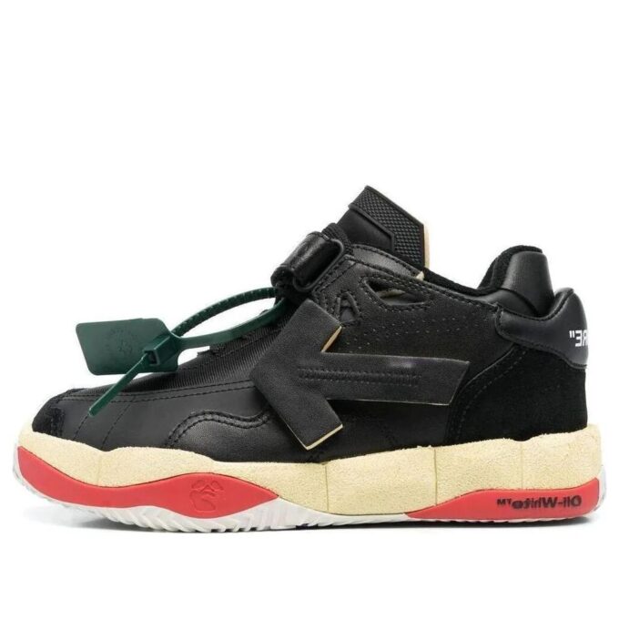 Puzzle Couture Panelled Sneakers “Black”