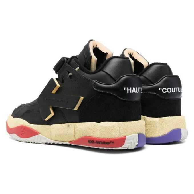 Puzzle Couture Panelled Sneakers “Black”