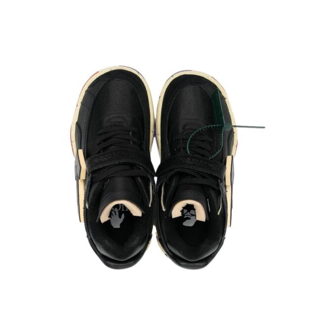 Puzzle Couture Panelled Sneakers “Black”
