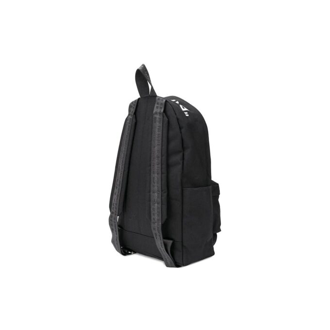 Quote Tote Backpack “Black/White”
