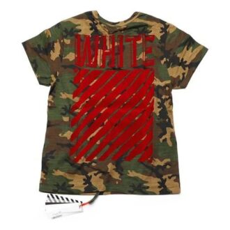 Red Short Sleeve Camouflage Green