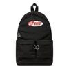 Red White Logo Multiple Pockets backpack schoolbag Black