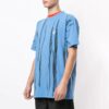 Reflective Arrow Tie Dye Short Sleeve Blue