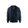 Reversible hooded aviator Jacket Navy Blue