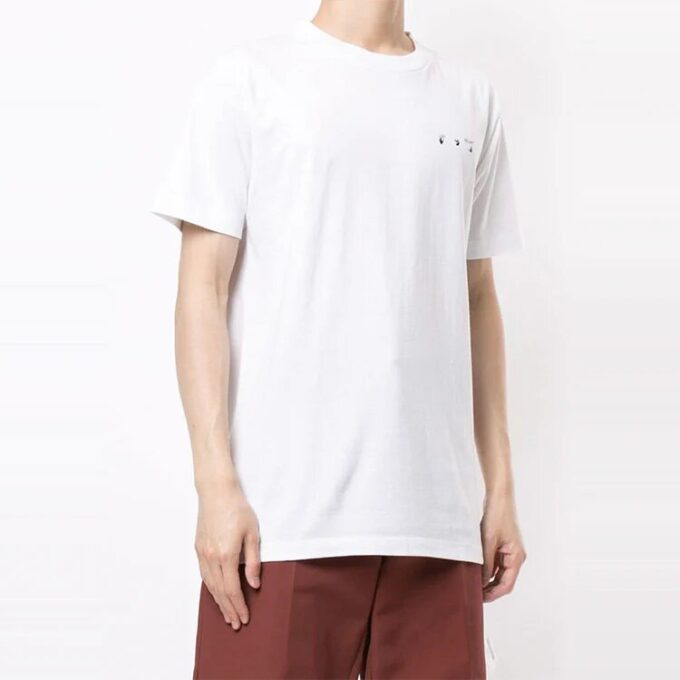 Round Neck Short Sleeve White