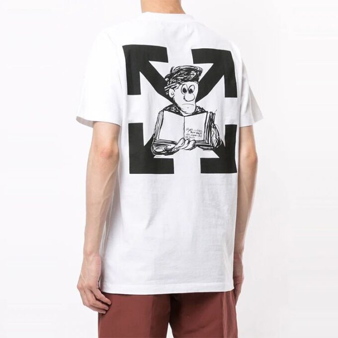Round Neck Short Sleeve White