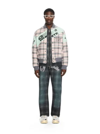 Royal Check Varsity Jacket
