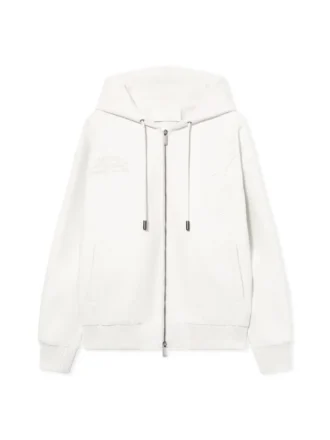 Royal Team Embroidery Zip Hoodie